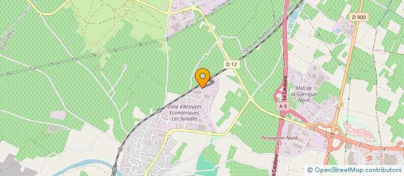 localisation de l'entreprise ERPRO IMMO  RIVESALTES