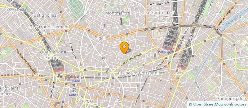 localisation de l'entreprise ERRA HABITAT  PARIS 09