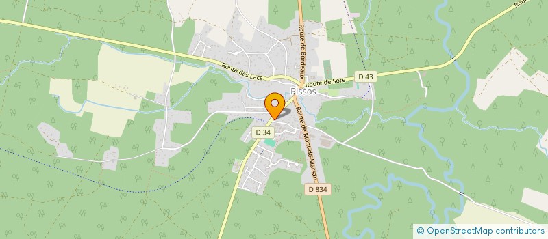 localisation de l'entreprise ERRAI  SAUGNAC-ET-MURET