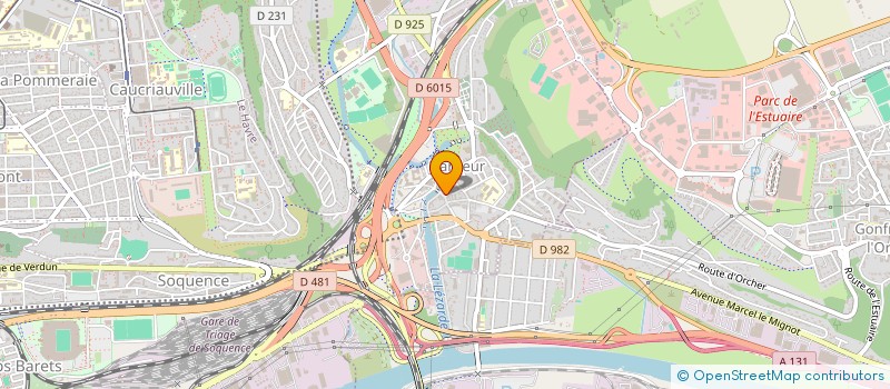 localisation de l'entreprise ERRAMI  HARFLEUR