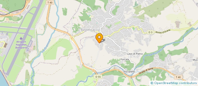 localisation de l'entreprise ERRANCES à BASTELICACCIA