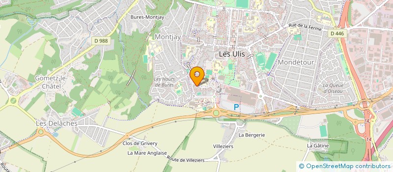localisation de l'entreprise ERRANTIA à LES ULIS