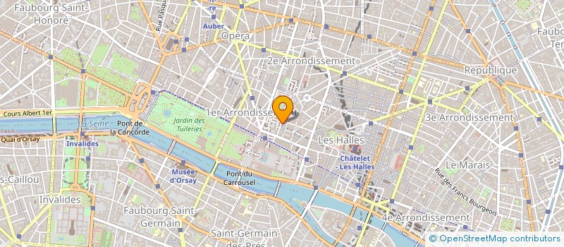 localisation de l'entreprise ERRE LUX FRANCE à PARIS