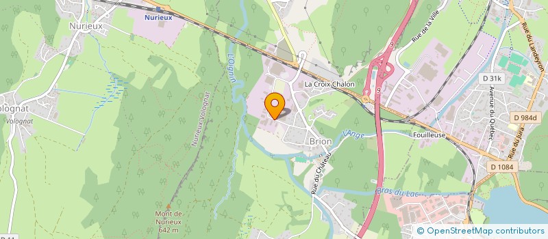 localisation de l'entreprise ERREF à BRION