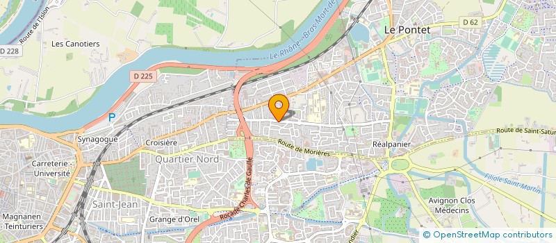 localisation de l'entreprise ERREFAI IMMO  LE PONTET