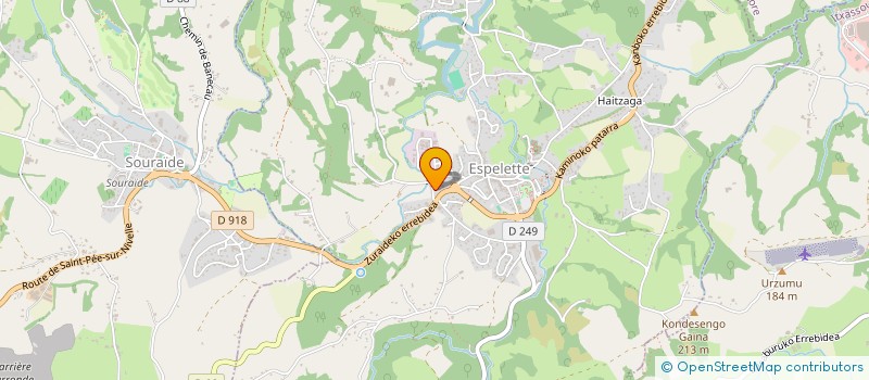 localisation de l'entreprise ERREKA  ESPELETTE