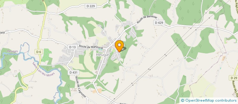 localisation de l'entreprise ERREKA ONDOAN  HEUGAS