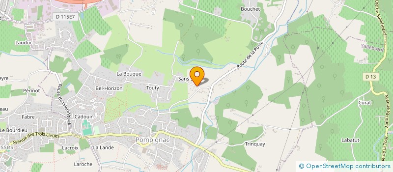 localisation de l'entreprise ERREKA URDINA  POMPIGNAC