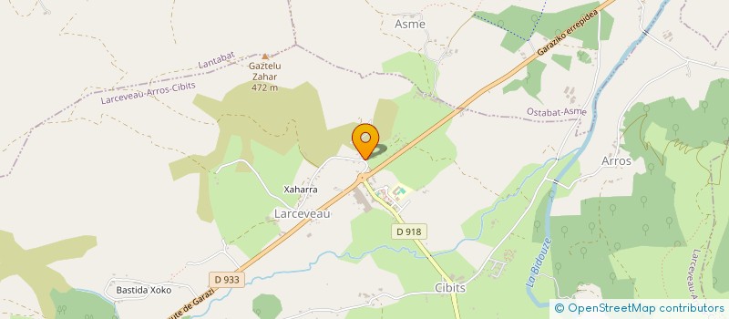 localisation de l'entreprise ERREKARTIA à OREGUE