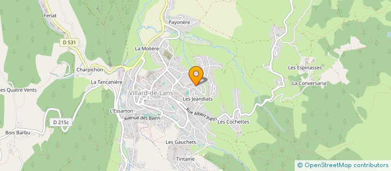 localisation de l'entreprise ERREL  VILLARD-DE-LANS