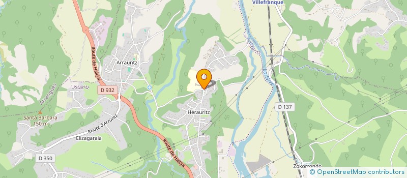 localisation de l'entreprise ERREMUNDEGUY à USTARITZ