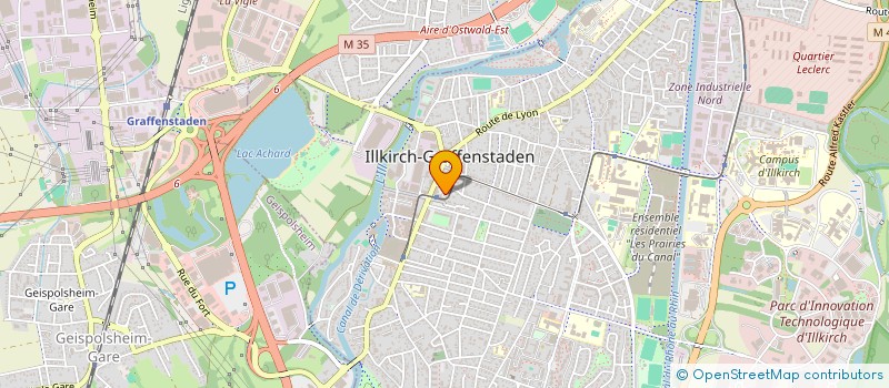 localisation de l'entreprise ERREO à ILLKIRCH-GRAFFENSTADEN