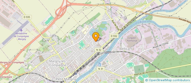 localisation de l'entreprise ERRETEGIA  MARGNY-LES-COMPIEGNE