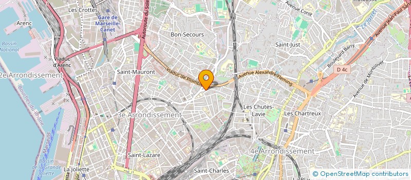 localisation de l'entreprise ERRIFQ à MARSEILLE 3