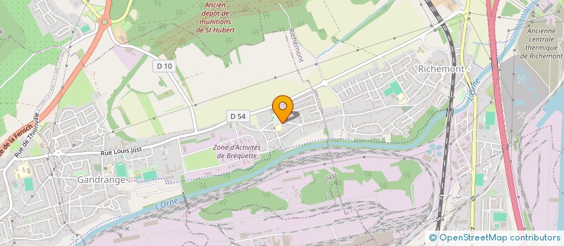 localisation de l'entreprise ERRIQUEZ CCSP  GANDRANGE