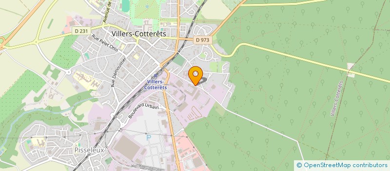 localisation de l'entreprise ERRM à VILLERS-COTTERETS