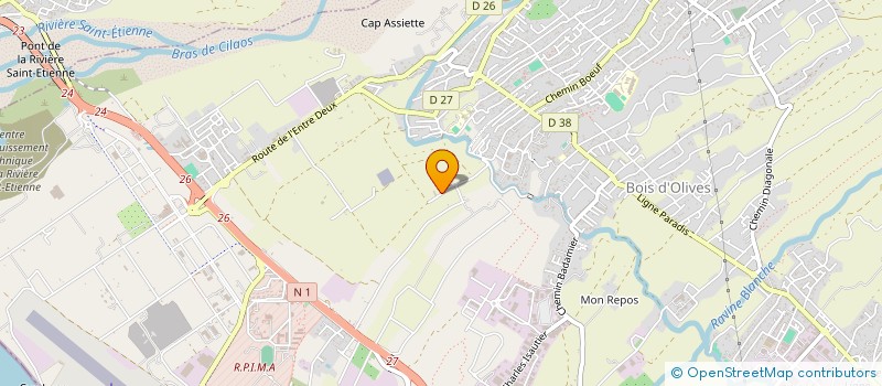 localisation de l'entreprise ERRMES DISTRIBUTION à SAINT-PIERRE