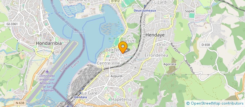 localisation de l'entreprise ERROKERIA  HENDAYE