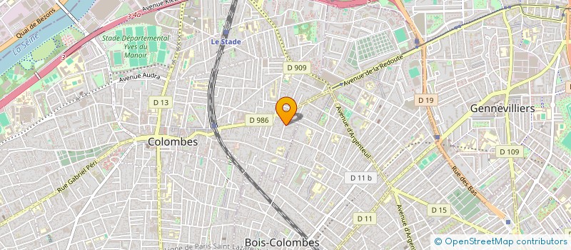 localisation de l'entreprise ERROL à COLOMBES
