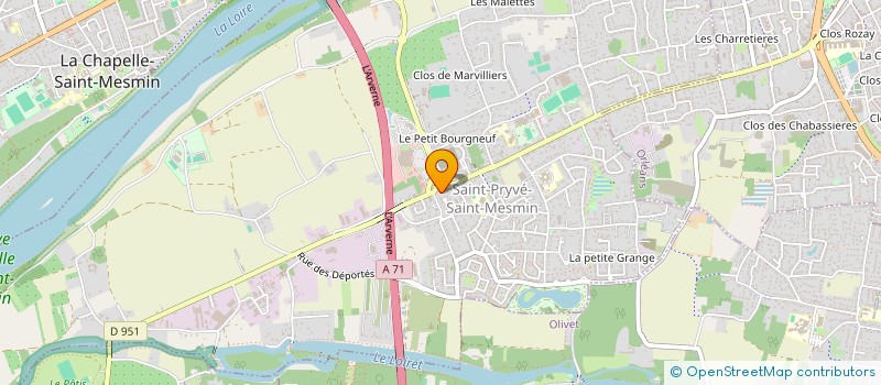 localisation de l'entreprise ERROL à ORLEANS