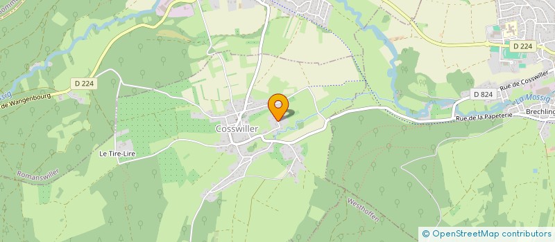 localisation de l'entreprise ERROMA  COSSWILLER