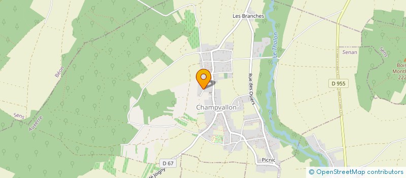 localisation de l'entreprise ERROR 418  MONTHOLON