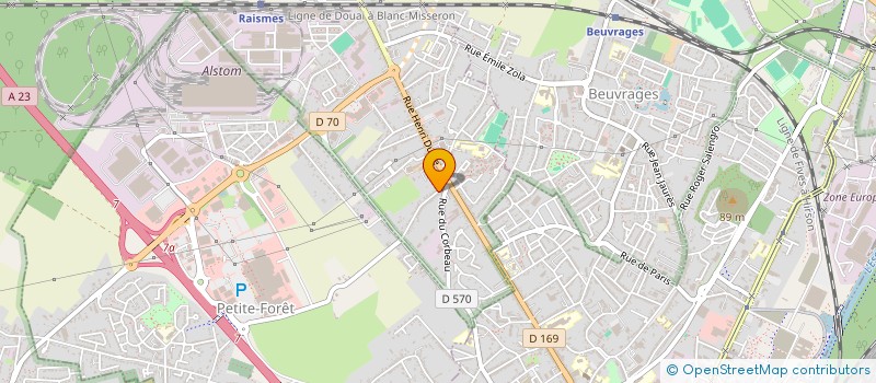 localisation de l'entreprise ERS à RAISMES