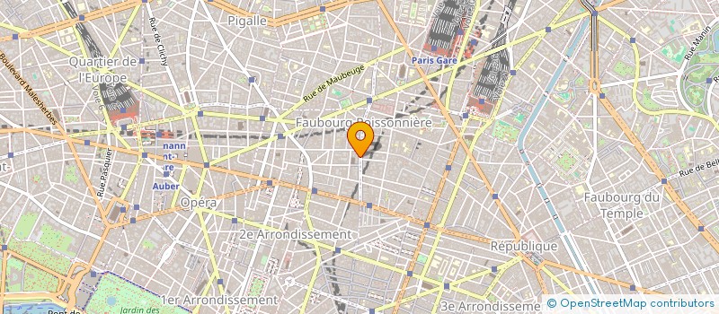 localisation de l'entreprise ERS ENVIRONNEMENT ET RELATIONS SOCIALES à PARIS