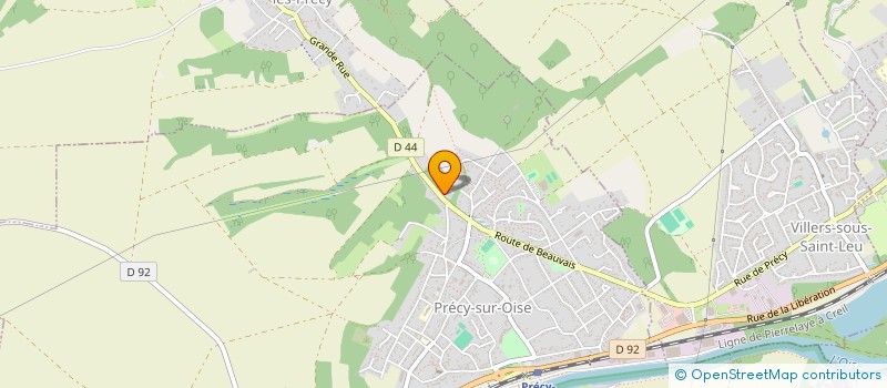 localisation de l'entreprise ERS HOLDING  PRECY-SUR-OISE