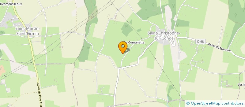 localisation de l'entreprise ERS IMMOBILIER  SAINT-CHRISTOPHE-SUR-CONDE