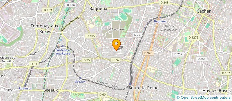 localisation de l'entreprise ERS INGENIERIE à VERSAILLES