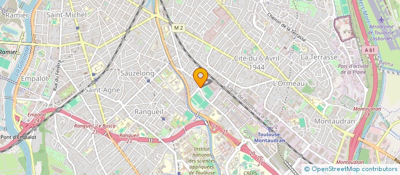 localisation de l'entreprise ERS MENUISERIE à TOULOUSE