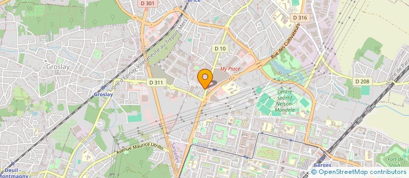 localisation de l'entreprise ERS SARCELLES LOCATION  SARCELLES