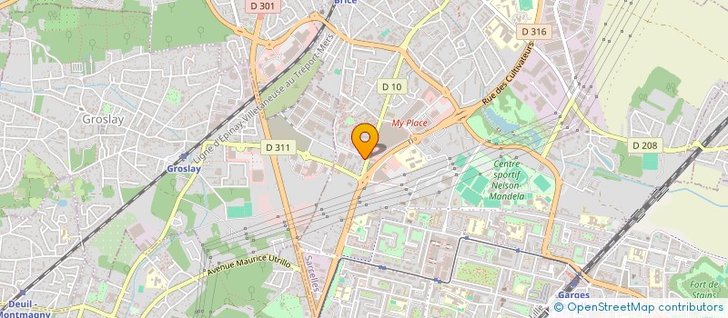 localisation de l'entreprise ERS TOULOUSE LOCATION  SARCELLES