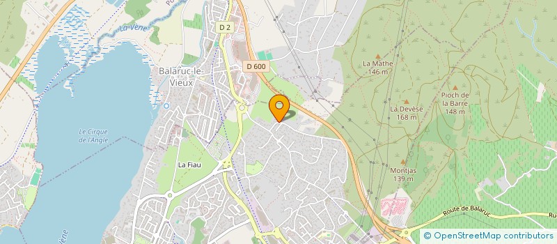 localisation de l'entreprise ERSA  BALARUC-LES-BAINS