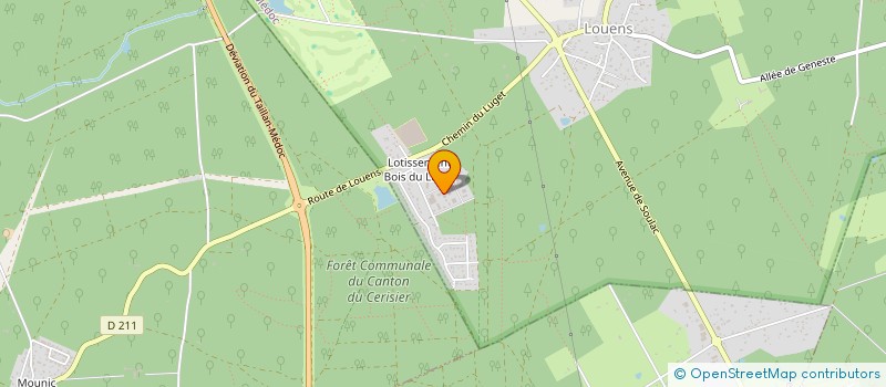 localisation de l'entreprise ERSA BAT à LE PIAN-MEDOC