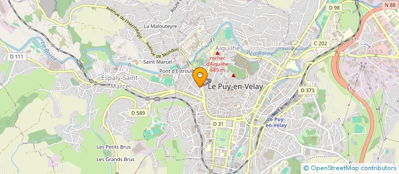 localisation de l'entreprise ERSA MALOMBRINA à LE PUY-EN-VELAY