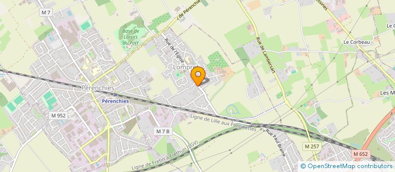 localisation de l'entreprise ERSANY  LOMPRET