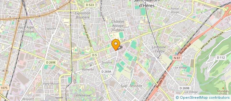 localisation de l'entreprise ERSATZ à GRENOBLE