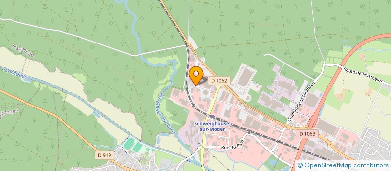 localisation de l'entreprise ERSCHA INDUSTRIE à SCHWEIGHOUSE-SUR-MODER