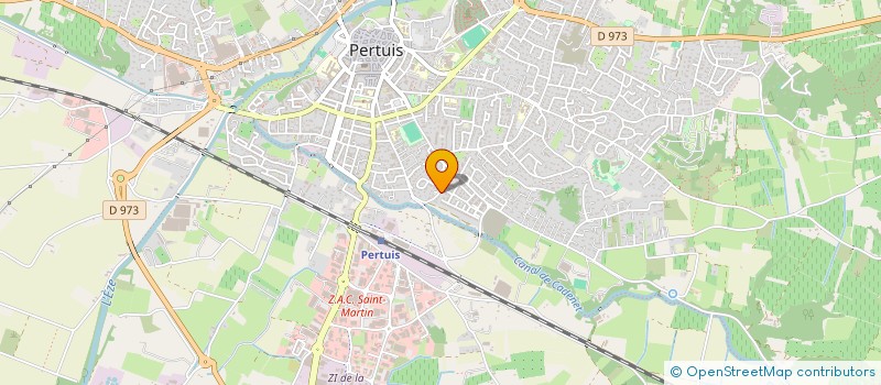 localisation de l'entreprise ERSE INGENIERIE  PERTUIS