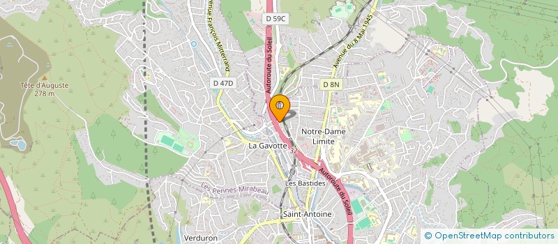 localisation de l'entreprise ERSEM à MARSEILLE