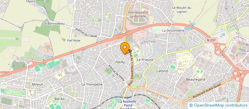 localisation de l'entreprise ERSG PATRIMOINE  LA ROCHELLE