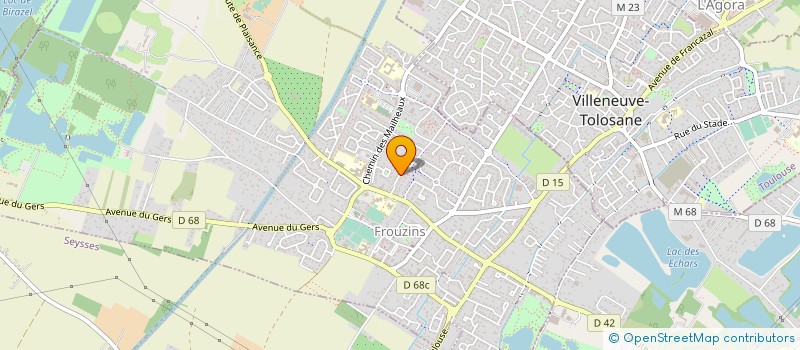 localisation de l'entreprise ERSI EXPRESS à FROUZINS