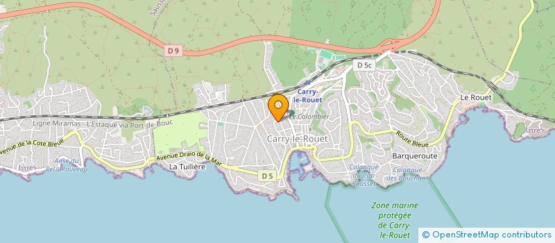 localisation de l'entreprise ERSIALISA  CARRY-LE-ROUET