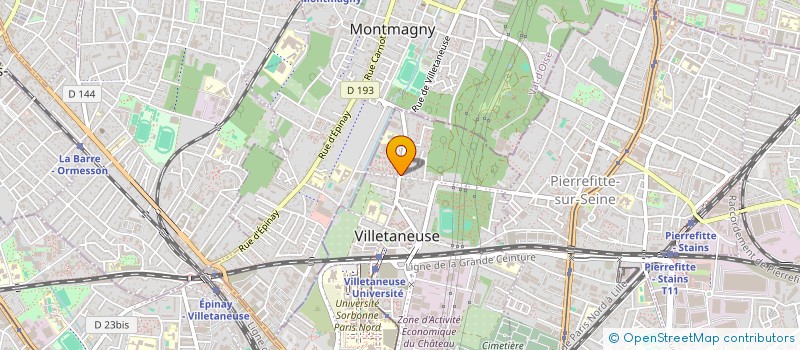 localisation de l'entreprise ERSON à VILLETANEUSE