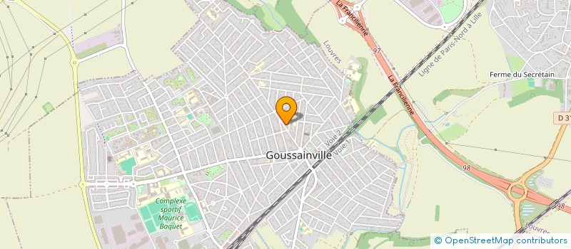 localisation de l'entreprise ERSONG à GOUSSAINVILLE