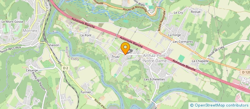 localisation de l'entreprise ERSOY'S  ARTHAZ-PONT-NOTRE-DAME