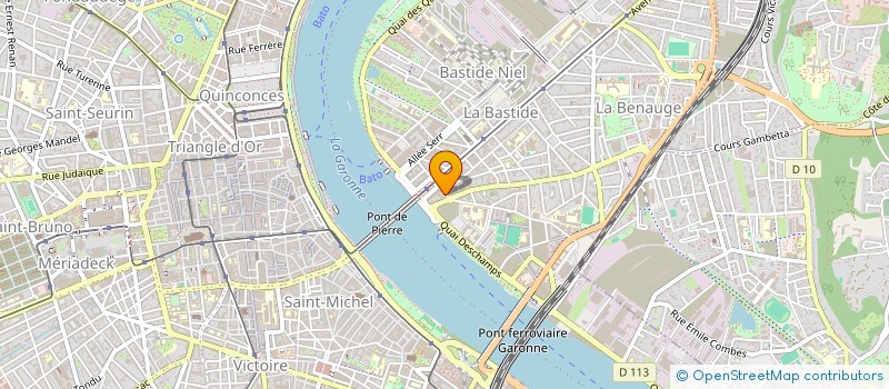 localisation de l'entreprise ERSSI  BORDEAUX