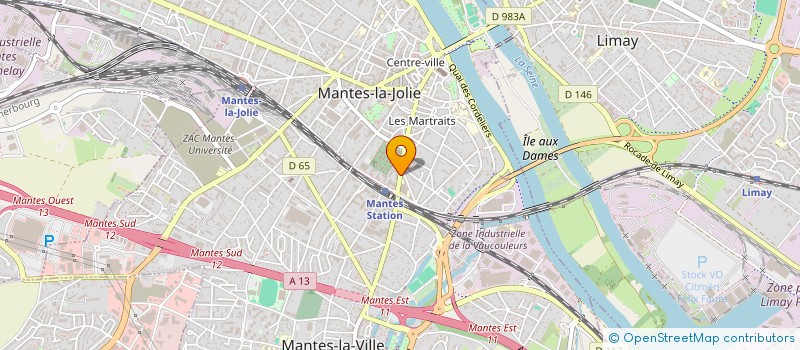 localisation de l'entreprise ERSSL27  MANTES-LA-JOLIE